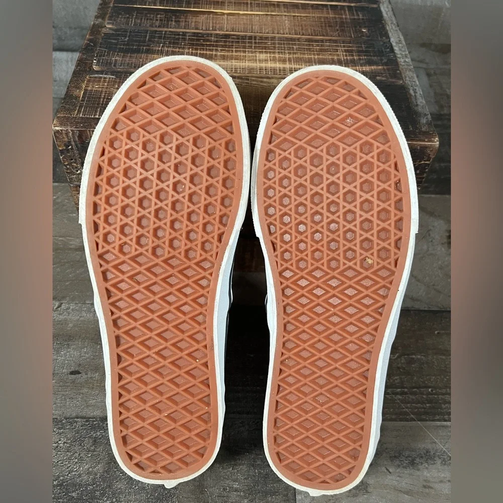 Vans Asher Slip On Rainbow Check Low Skate Multicolor Shoes Size 7.5 - Picture 6 of 7
